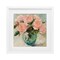 Stupell Industries Pink Roses in Green Vase Framed Print Under Glass, design by Gina Kelly